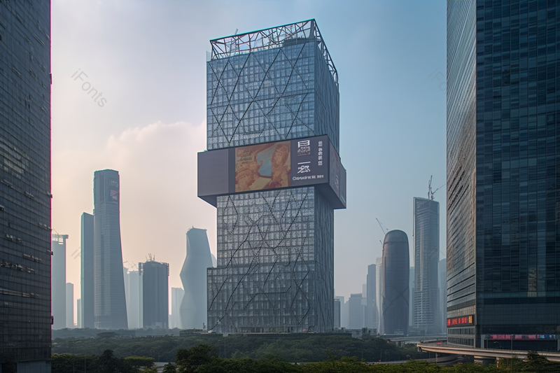 白云现代城市都市高楼大厦玻璃幕墙蓝天摄影,高清,摄影图,摄影图片,图片大全,摄影图免费下载